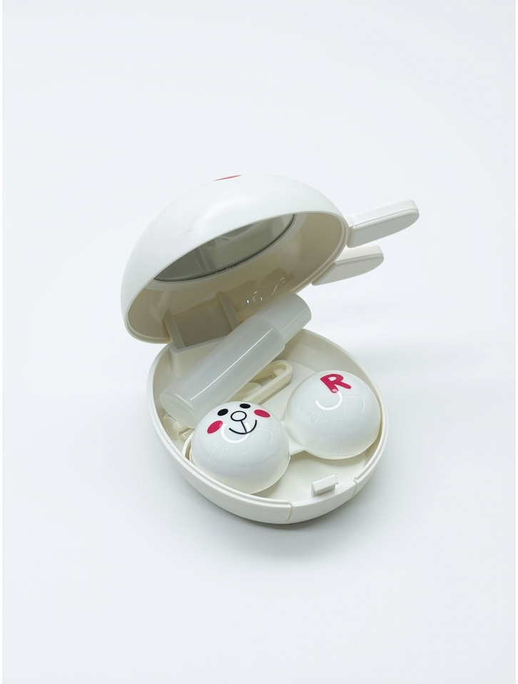 Etui lentille blanc